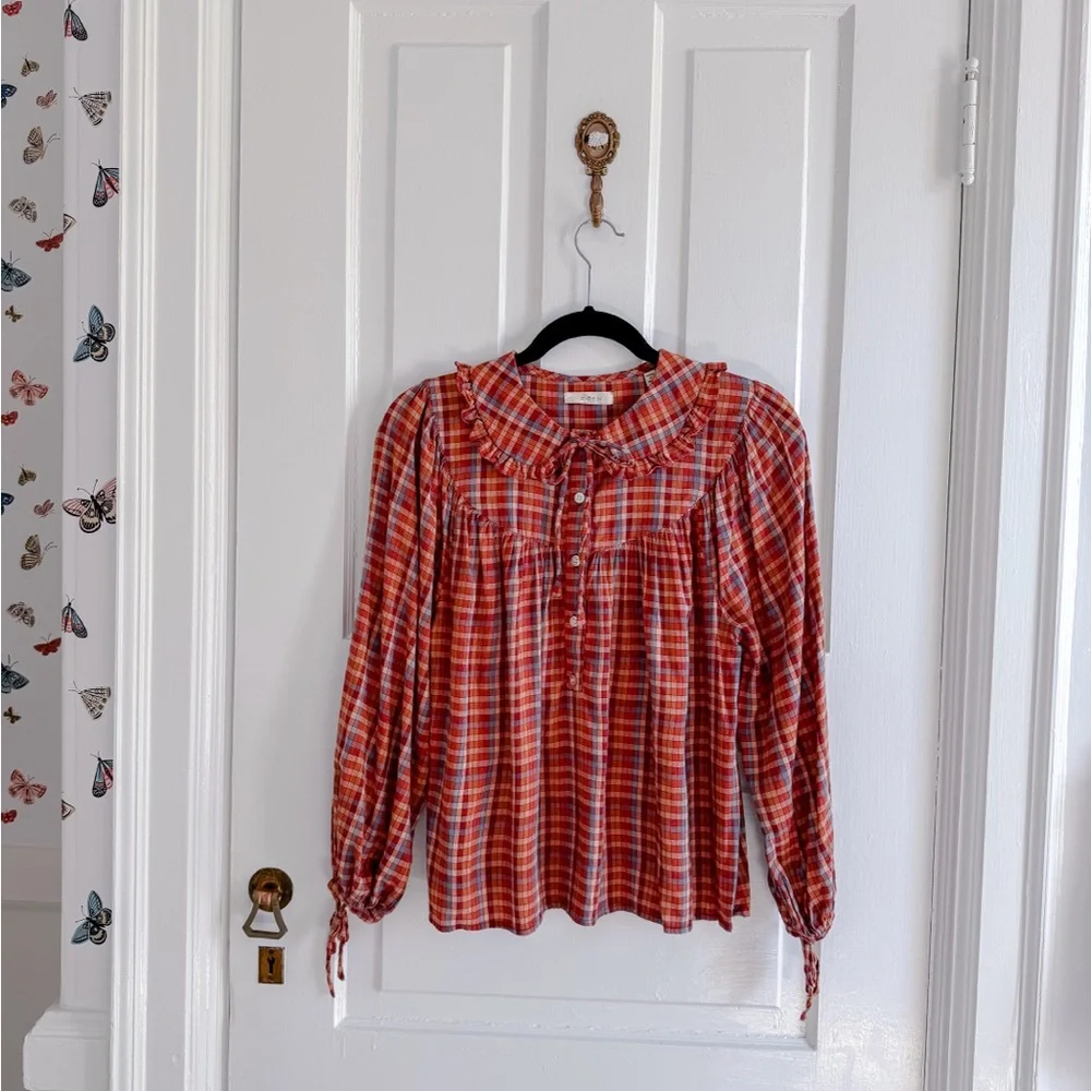 Doen Billie plaid top - Picture 2 of 11